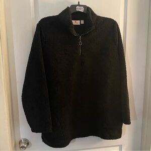 NWOT Quacker Factory 1/4 Zip Fleece Sz 1X